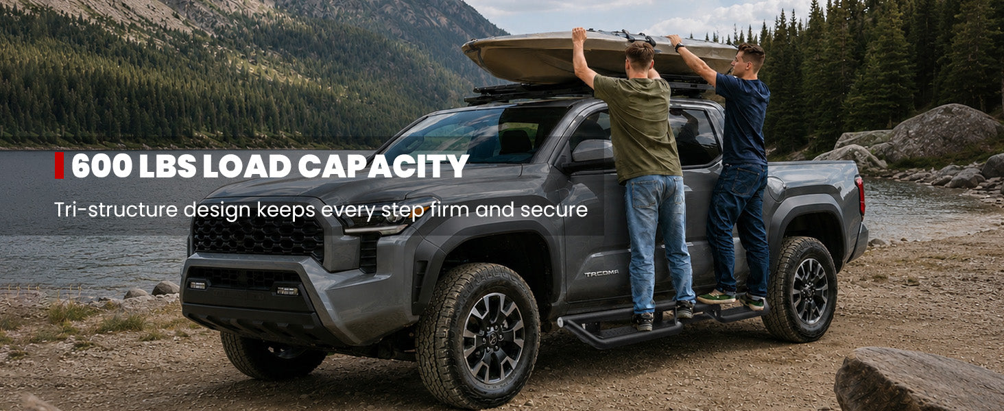 Lasfit running boards for 2024-2026 Toyota Tacoma