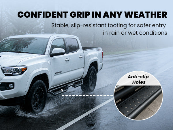 Lasfit running boards for 2024-2026 Toyota Tacoma