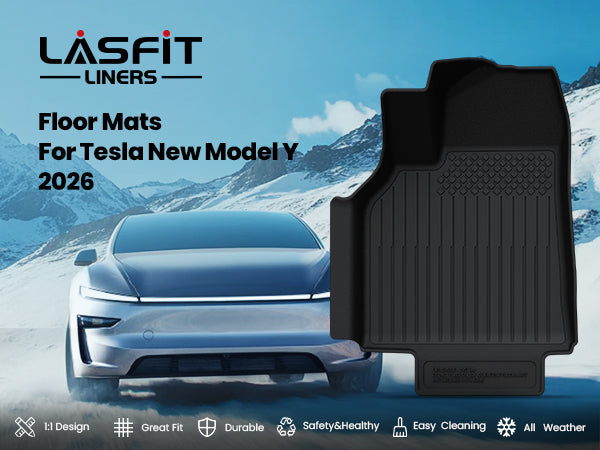 all weather custom 2026 Tesla Model Y floor mats