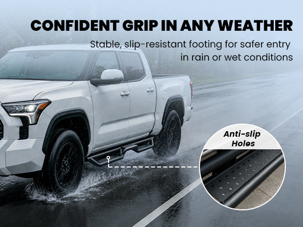 Lasfit Running Boards for 2022–2026 Toyota Tundra