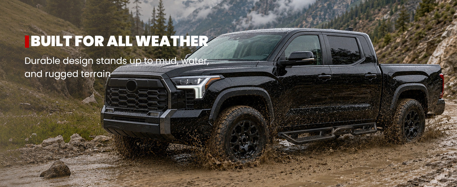 Lasfit Running Boards for 2022–2026 Toyota Tundra