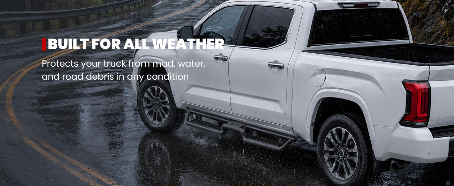 Lasfit Running Boards for 2022–2026 Toyota Tundra