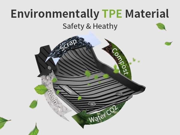 Toyota Tacoma 2018-2023 TPE Floor Mats