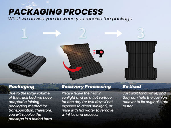2015-2023 Ford F-150 & F-150 Lighting Truck Bed mats Packaging