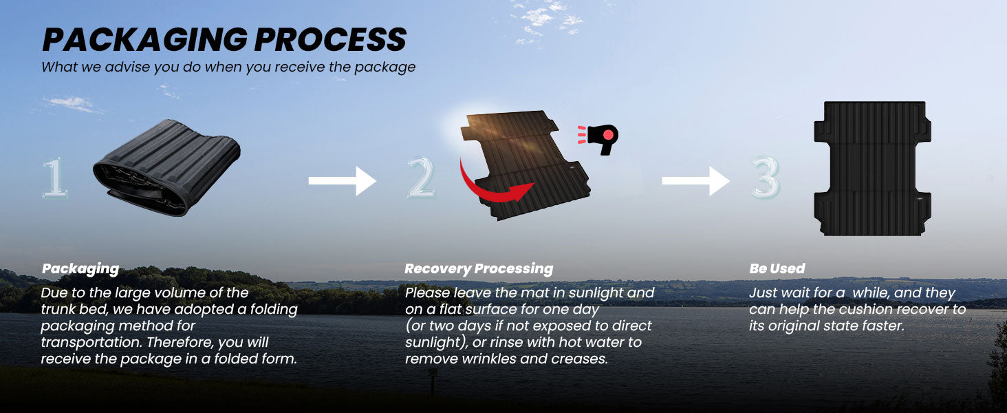 Unpacking Process for Lasfit Truck Bed Mat