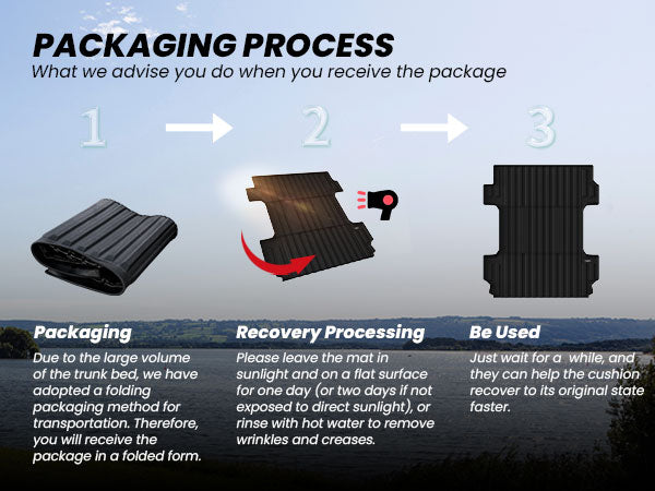 Unpacking Process for Lasfit Truck Bed Mat