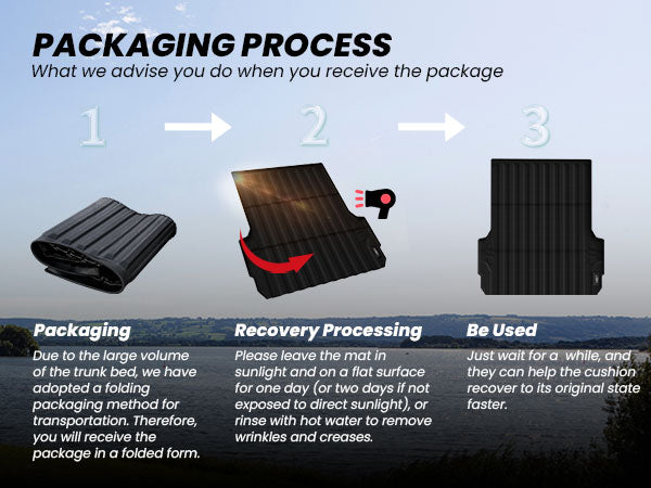 unpacking Chevrolet Colorado bed liner