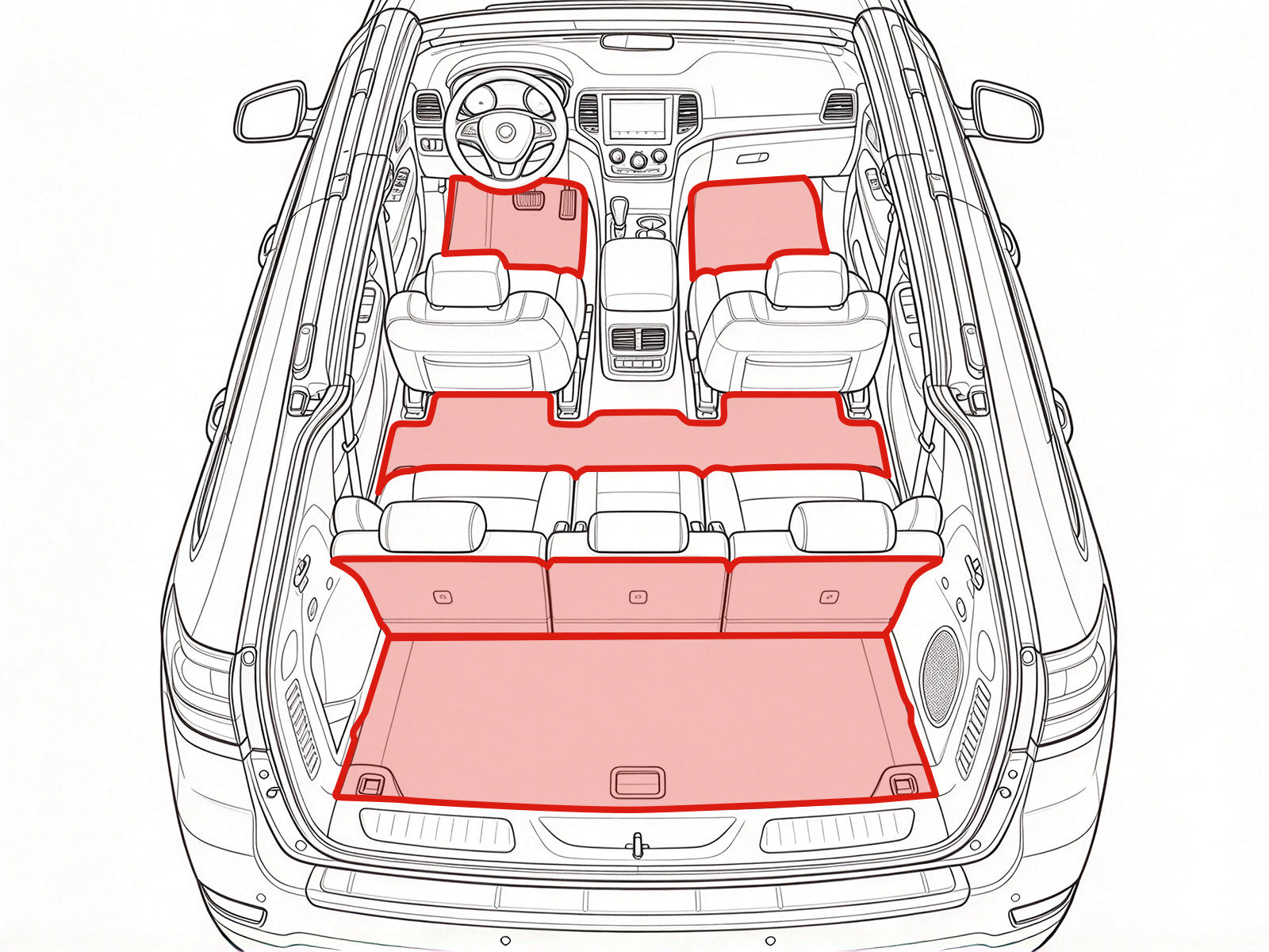 Full Set (Floor Mats + Cargo + Seatback Mats)