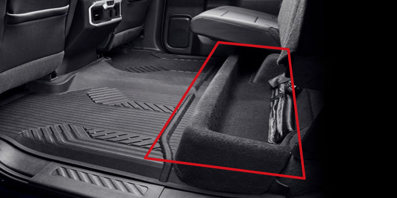 With Original Carpeted Storage