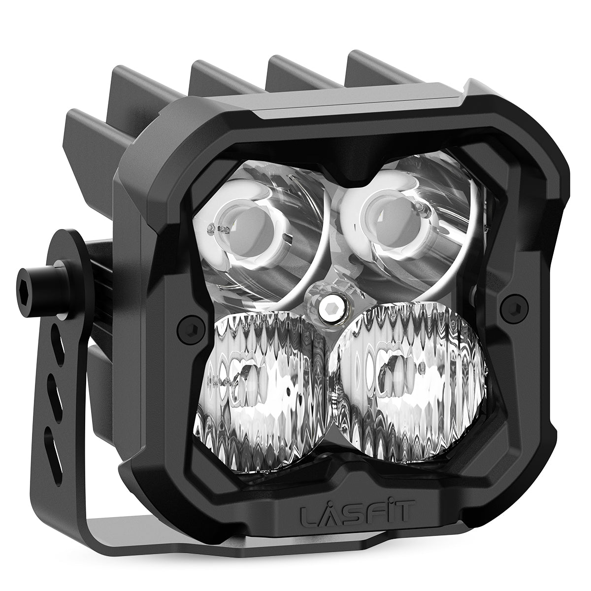 white combo beam 3 inch led off road pod lights
