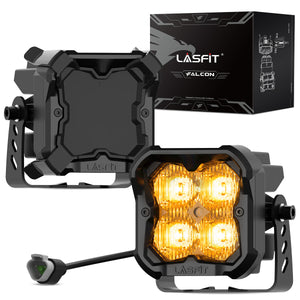 white drive beam 3 inch pod light off road accessories