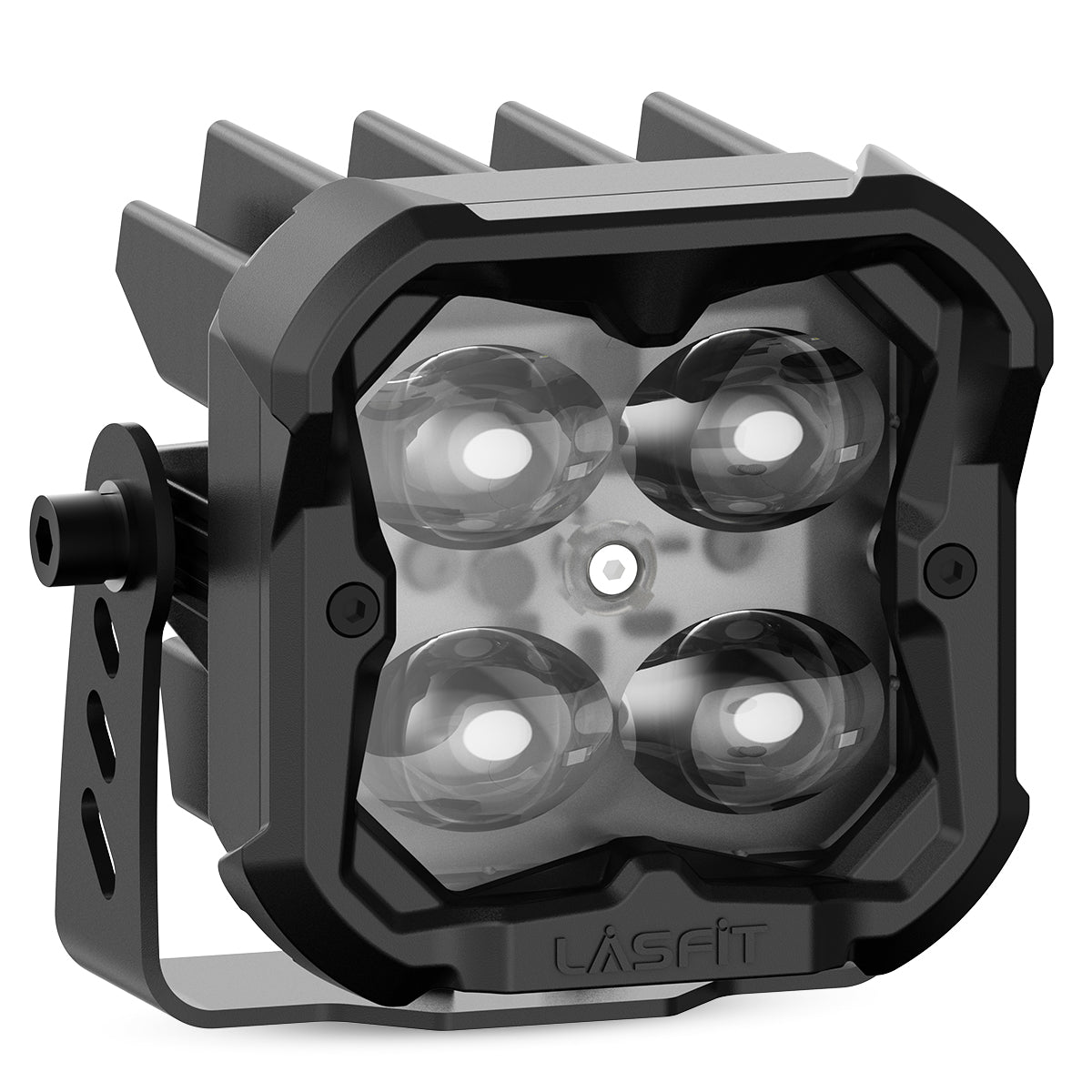white fog beam 3 inch led off road pod lights