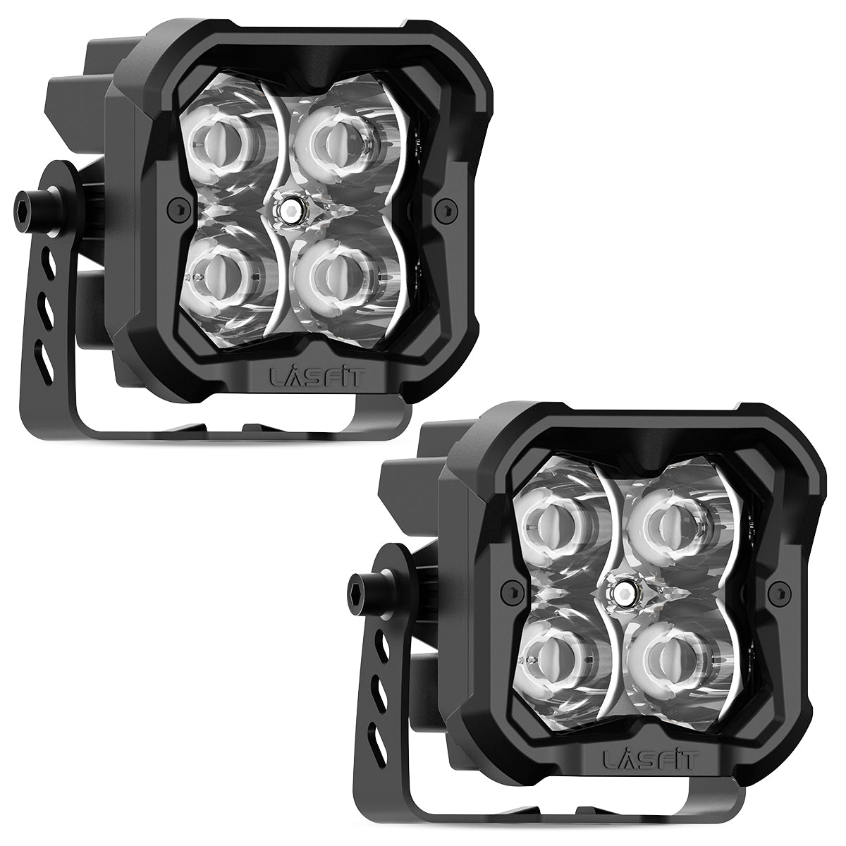 white spot beam 3 inch pod lights falcon series