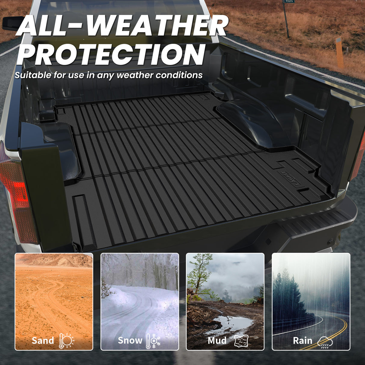 Chevy Silverado GMC Sierra 1500 5.8ft Bed Mat