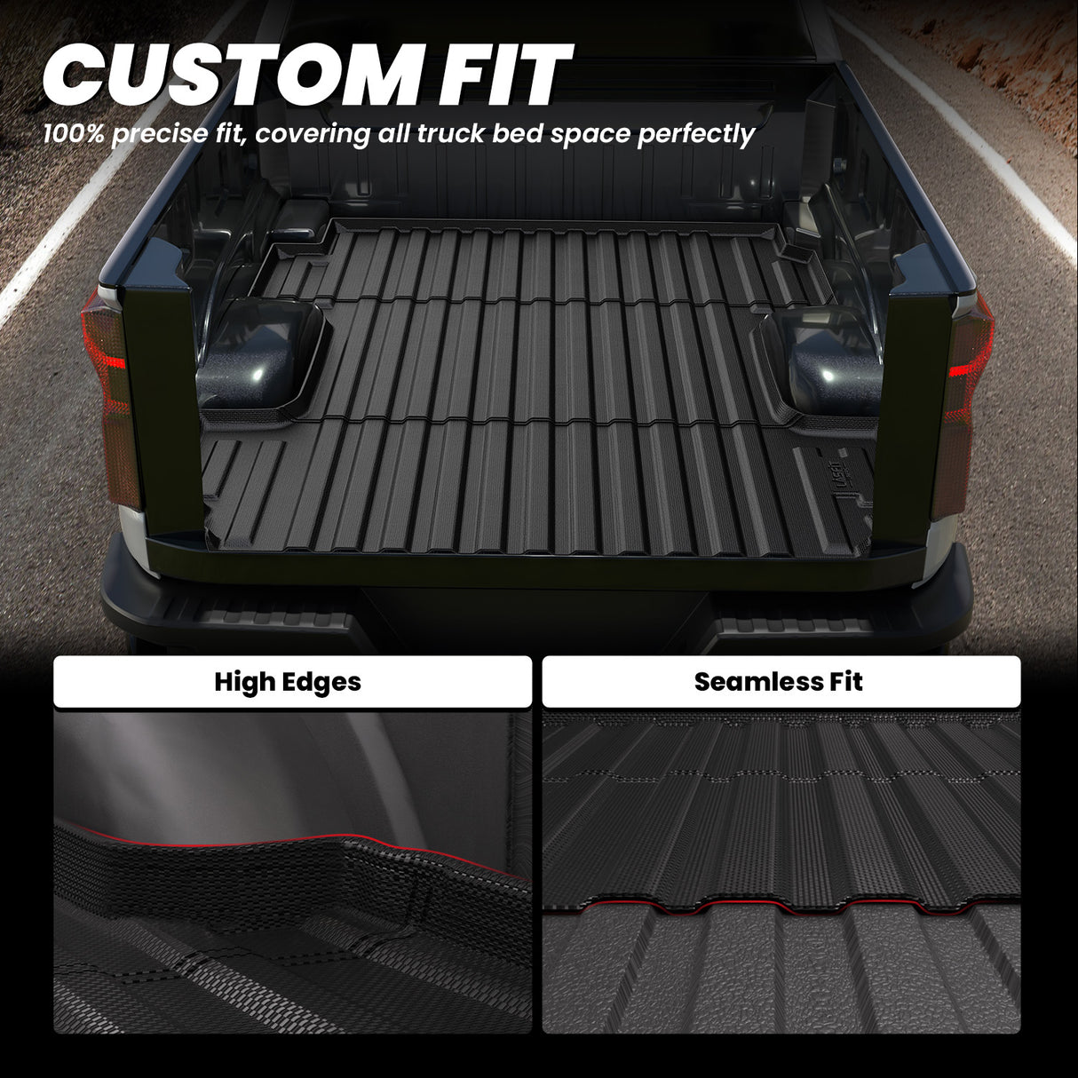 Chevy Silverado GMC Sierra 1500 8.2ft Bed Mat