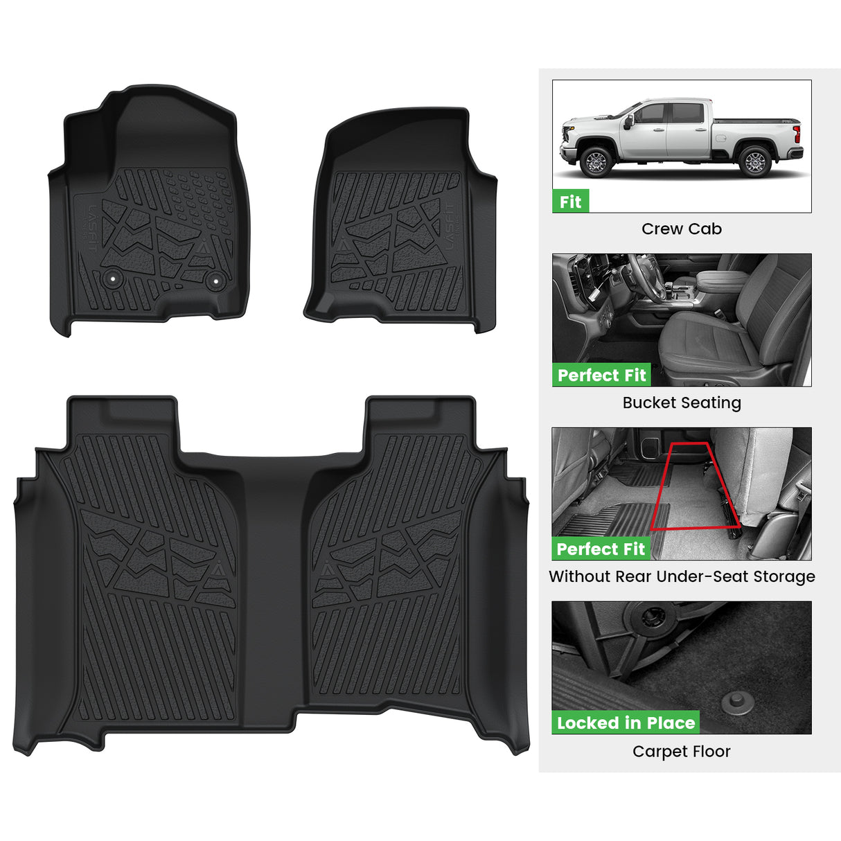 Chevrolet Silverado GMC Sierra Floor Mats