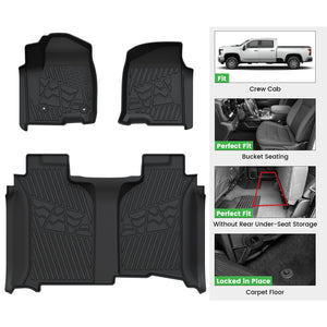 Chevrolet Silverado GMC Sierra Floor Mats