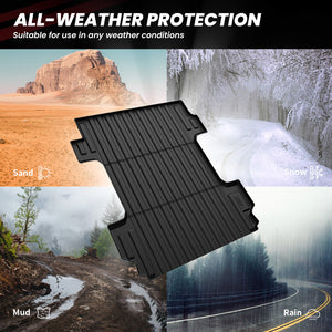 Fit for 2020-2026 Chevrolet Silverado 2500HD 3500HD 6.8FT Bed Mat or Tailgate Mat, Not for 5th Wheel Package