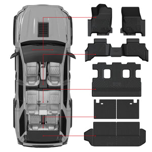Fit for 2025 Toyota 4Runner (Include Hybrid) Floor Mats or Seatback/ Cargo Mat