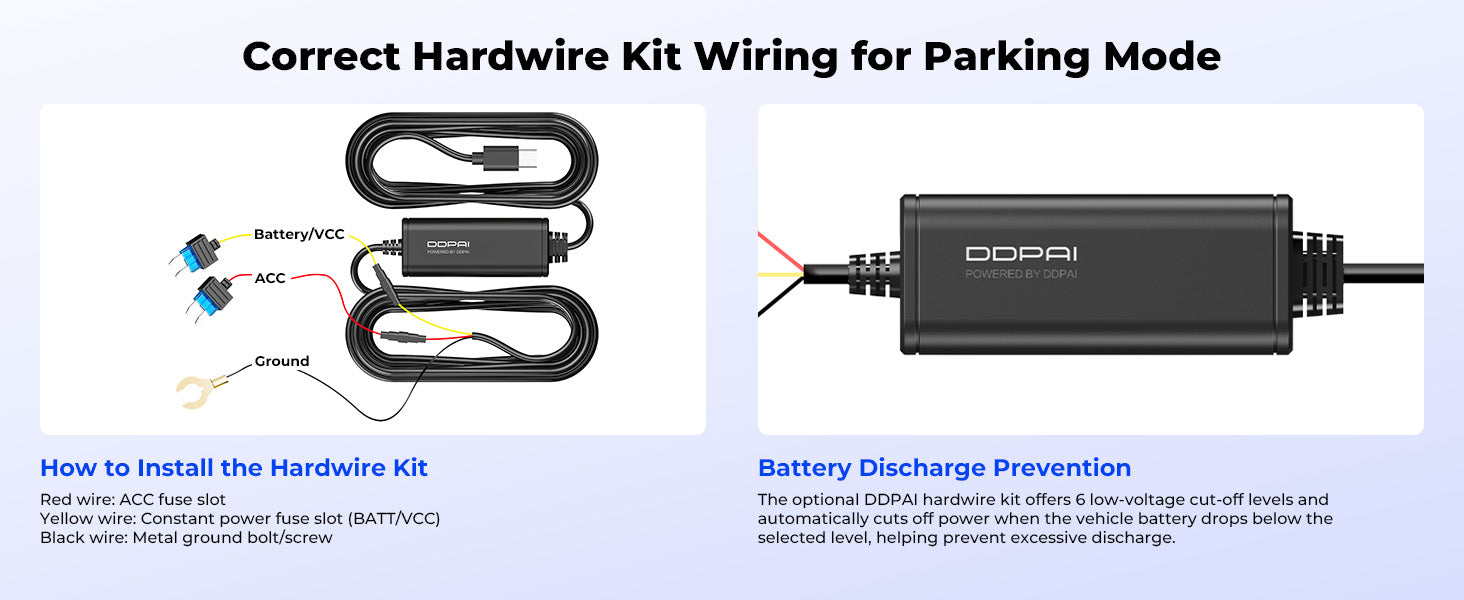 Dash cam hardwire kit installation guide