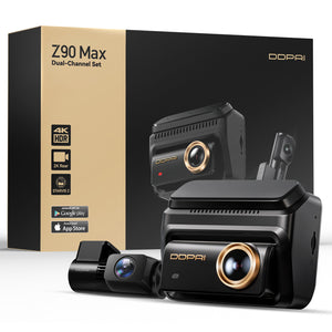 Z90 Max 2CH by DDPAI 4K+2K Front and Rear Dash Cam