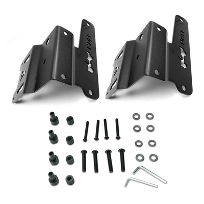 2018-2023 Jeep Wranger JL Gladiator JT Low Profile Ditch Light Brackets (Don't Fit Mojave or 4xe) | LASFIT