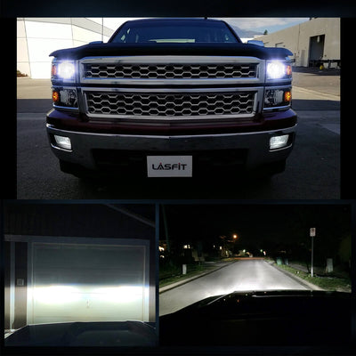 Chevrolet Silverado Lasfit H11 LED bulbs low beam