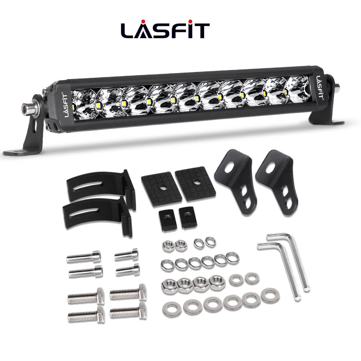 12 LED Light Bar, Spot Beam, 12V/24V (LIGH184)