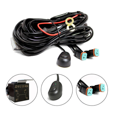 led pod light wiring harness