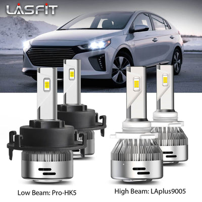 Hyundai Ioniq 2018 2019 led headlight kits high low beam