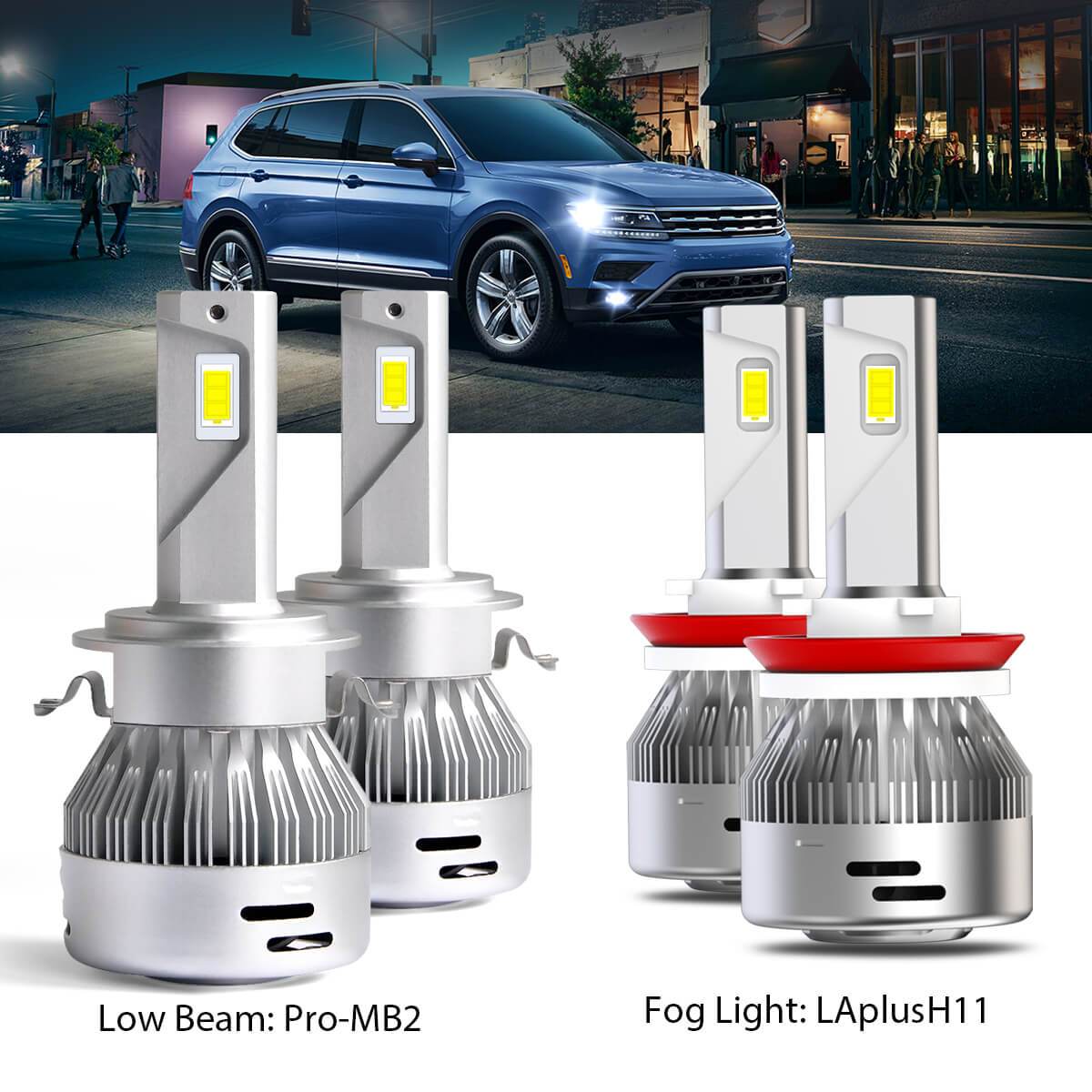 Vw tiguan led on sale headlight conversion