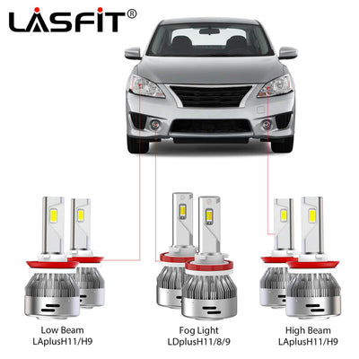 2013-2015 Nissan Sentra LED Bulbs H11 Exterior Interior Lights