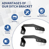 2018-2021 Subaru Crosstrek Low Profile Ditch Light Brackets | LASFIT