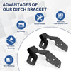 2015-2021 Subaru WRX/STI Low Profile Ditch Light Brackets | LASFIT