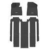 Toyota Sienna 2021 2022 2023 2024 Custom Floor Mats TPE Material All Weather 1st & 2nd & 3rd Row Seat