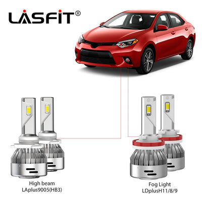 2014-2016 Toyota Corolla LED Bulbs Exterior Interior Lights Plug n Play