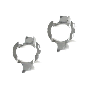 TK001 2x H7 LED Bulb Holder Adapter Retainer Fit for Mercedes-Benz Volkswagen