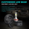 2015 2016 2017 Ford F-150 Custom Fit LED Bulbs Conversion Kits H11 9005 w/Dust Cover