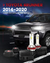 2014-2020 Toyota 4Runner Custom H11 LED Bulbs w/Dual-Cooling System Exterior Interior Lights