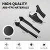 For Tesla Model Y 2020-2023 Door Sill Protector Matte TPE & ABS Front and Rear Door Entry Guard Decoration Scuff Plate Accessories, Don't fit 7 Seats