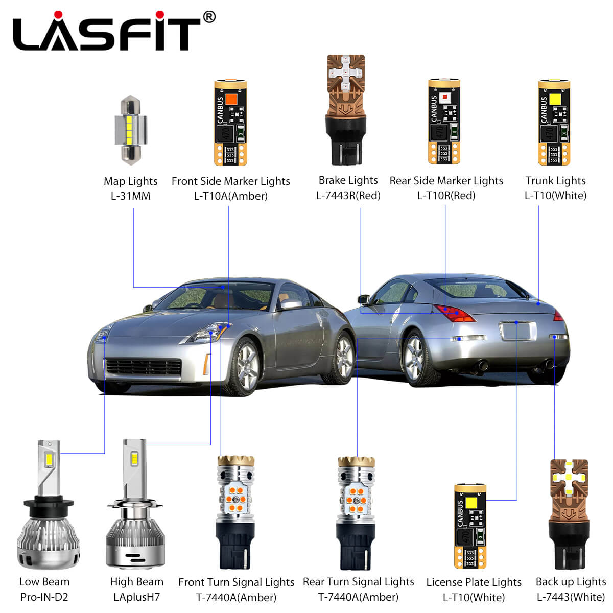 350z license shop plate bulb