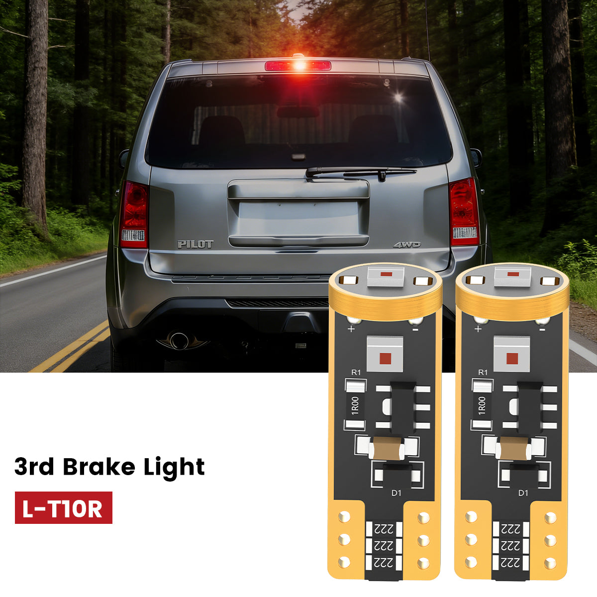 Lasfit 168 led 3rd brake lights fit for 2009-2015 Honda Pilot 