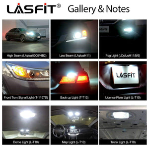 Fit for 2013-2015 Honda Accord LED Bulbs H11 9005 Exterior Interior Lights Plug and Play