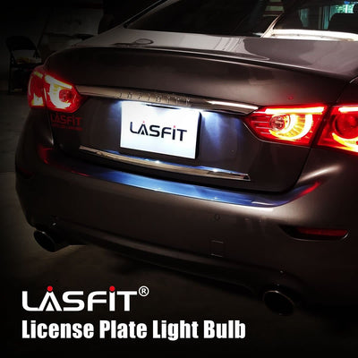 T10 LED License Plate Light + T15 Back Up Reverse Light | White