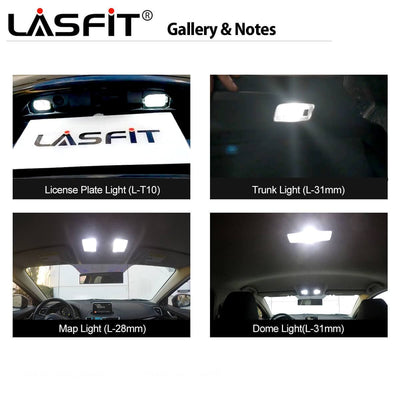 2014 2015 2016 Mazda 3 Hatchback Sport LED Bulbs H11 Exterior Interior Lights