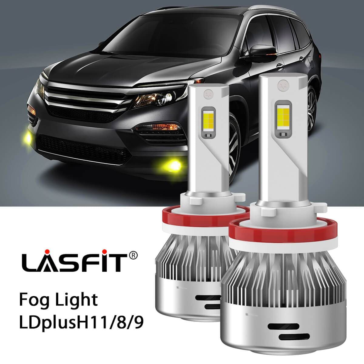 Lasfit H11 led fog lights fit for 2016-2018 Honda Pilot  