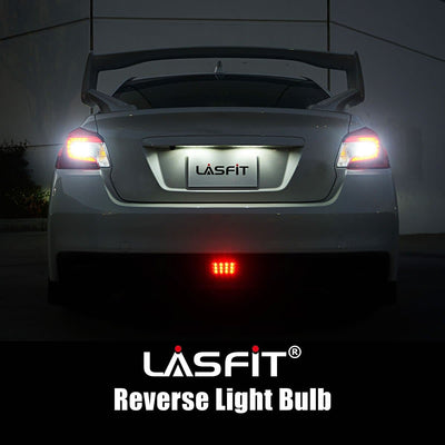 T10 LED License Plate Light + T15 Back Up Reverse Light | White