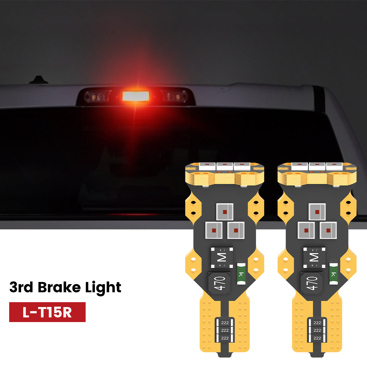 2018 2019 Ford F150 LED 3rd Brake Light Upgrade LASFIT