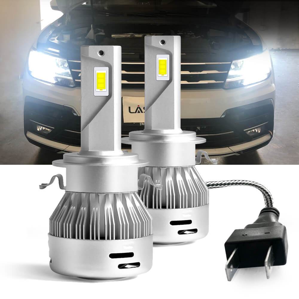 One Pair 90W 9000LM Bright LED Headlights D2S D2R White Replace HID Xenon  Bulbs 