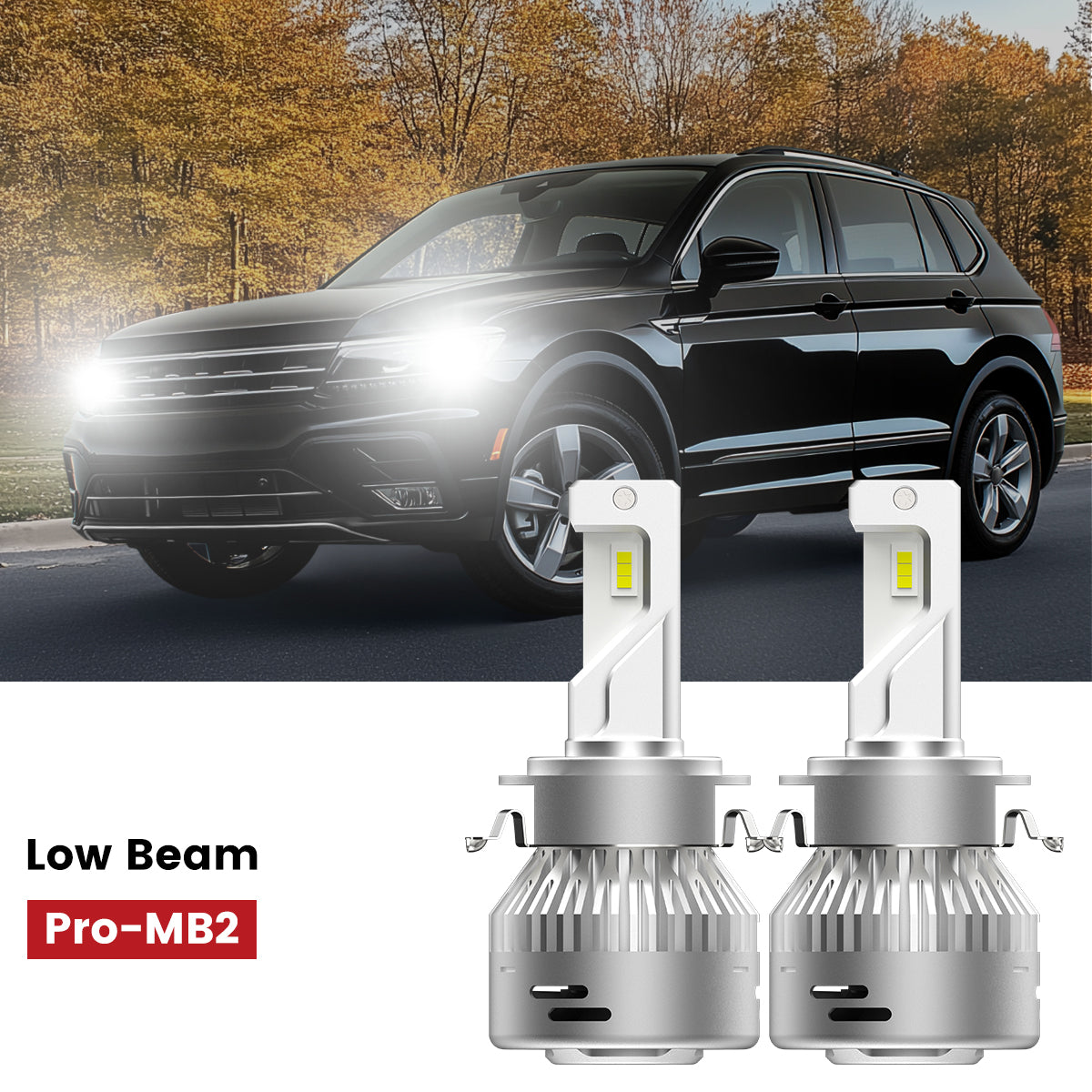 Pack Ampoules LED H7 Volkswagen T-Cross (2019 - 2023) - Kit LED – Donicars